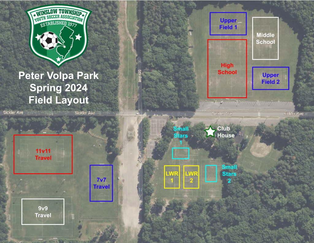 Fall 2024 Field Layout