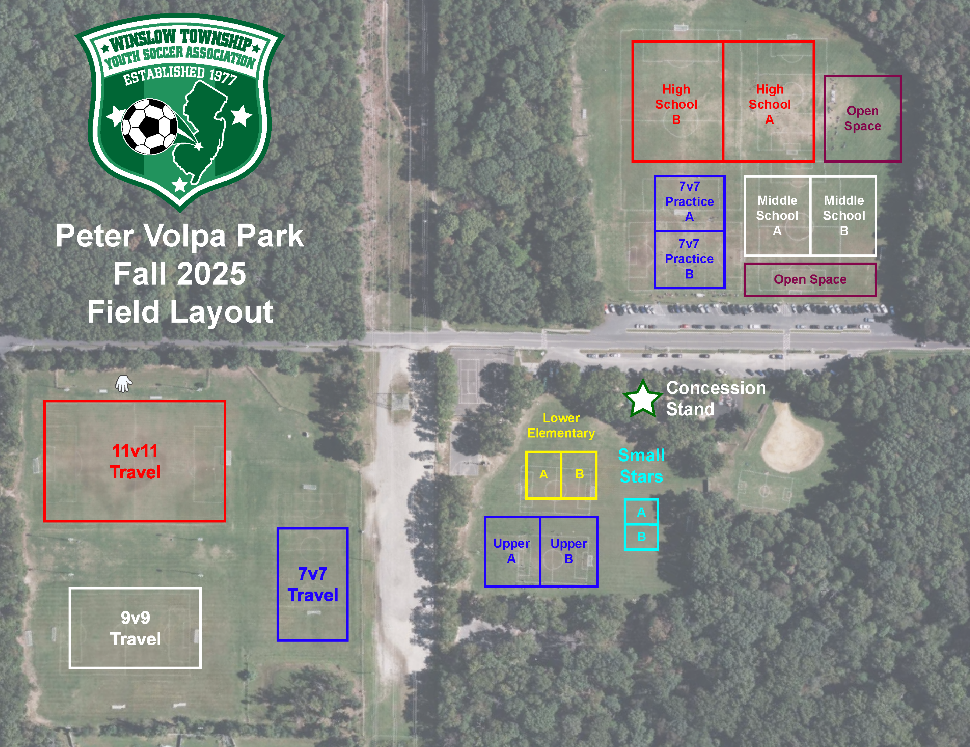 Volpa Field Layout Fall 2025