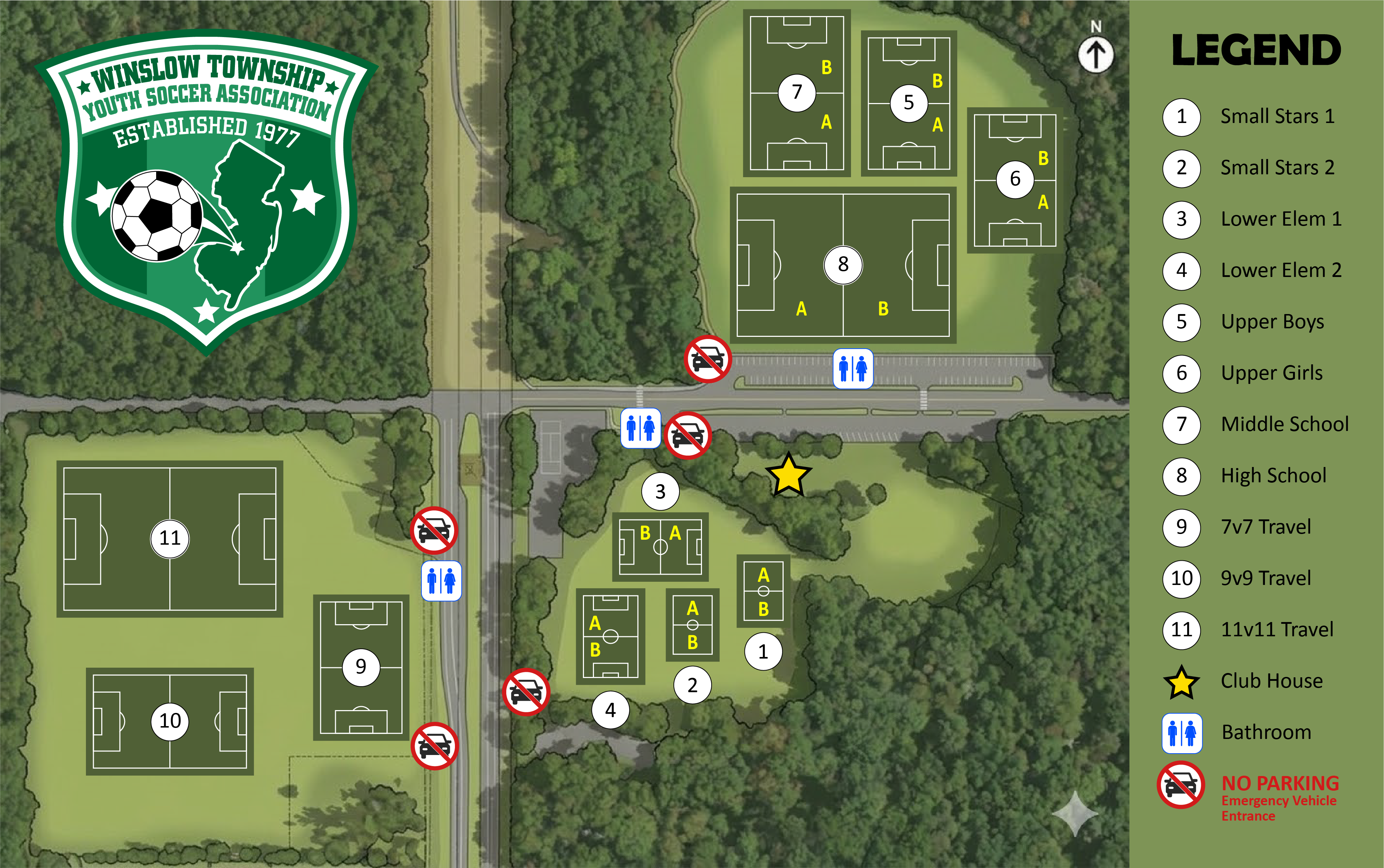 Spring 2026 Field Layout